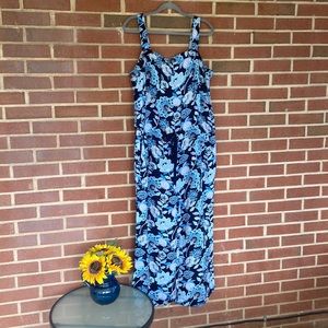LOFT Pineapple Jumpsuit